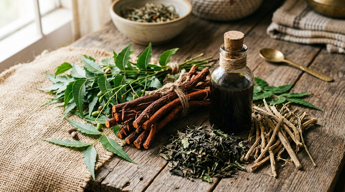 Dhanyawad Blood Purifier Syrup: Manjishtha, Neem & What Ayurvedic Blood Purification Really Means