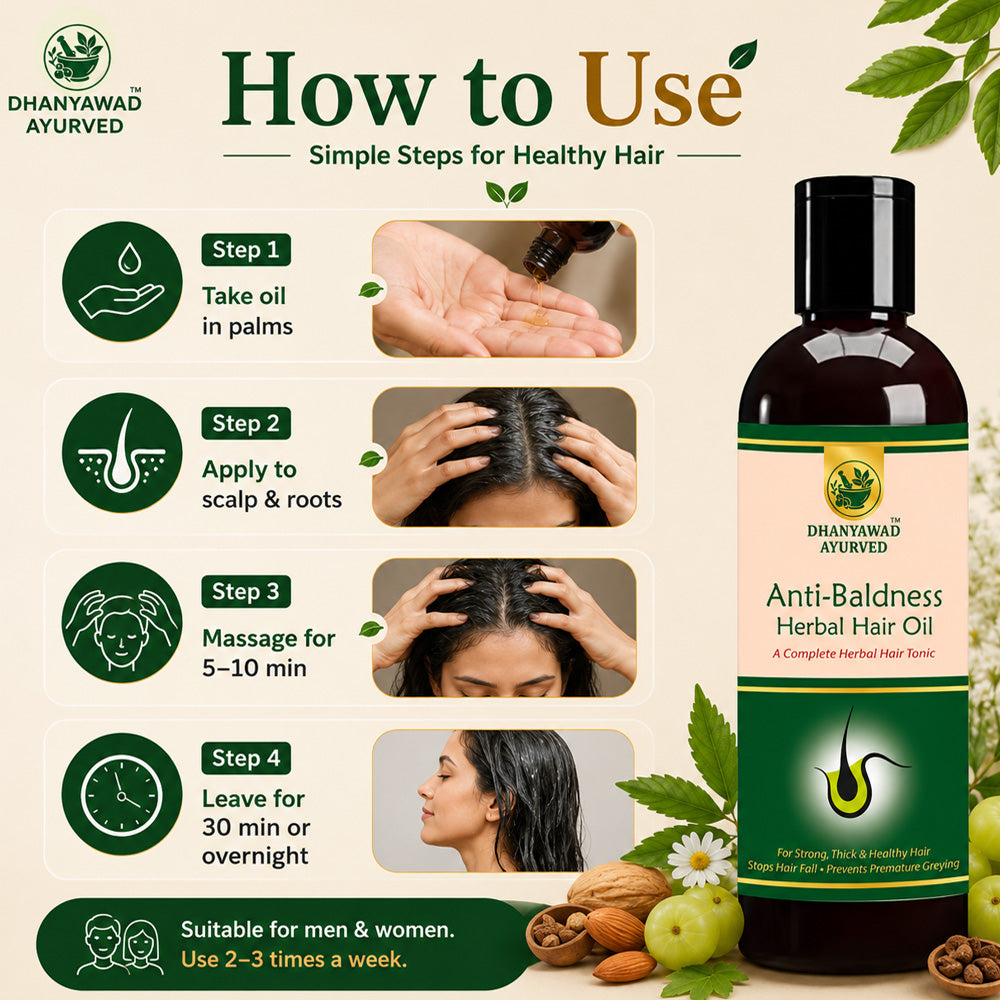 Anti-Baldness Herbal Hair Oil