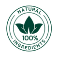 100% NATURAL INGREDIENTS