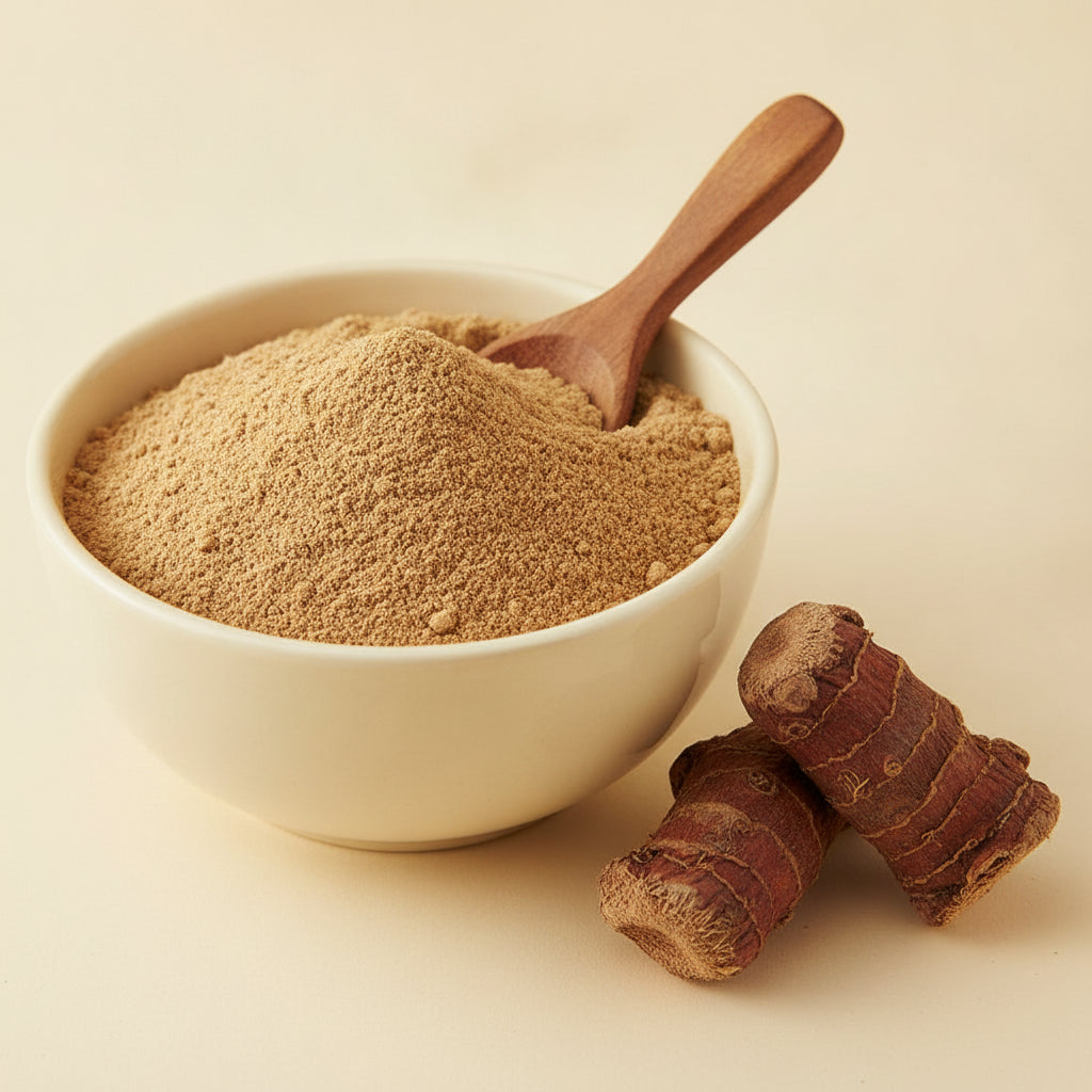 Paan ki Jad powder (Kulanjan churna) with whole pieces